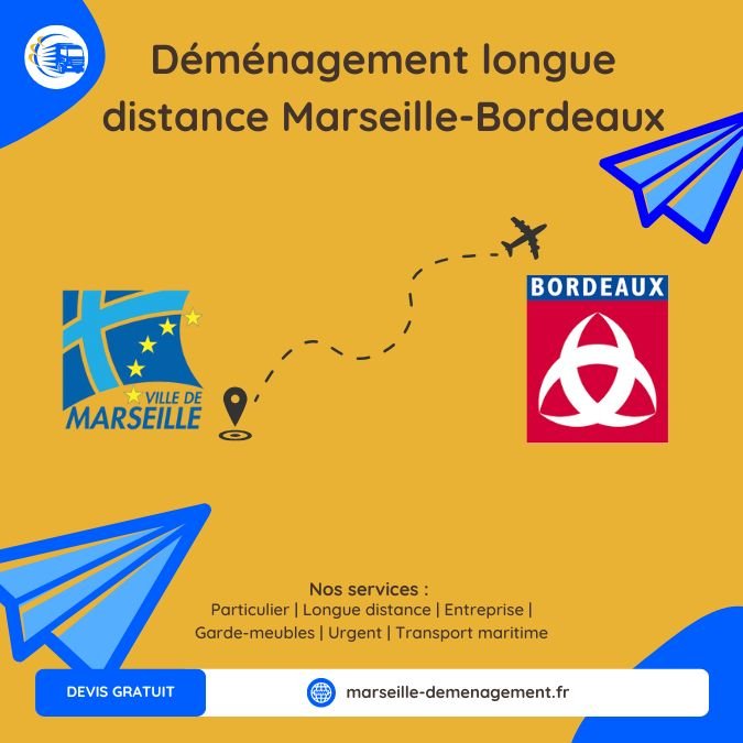 Déménagement Marseille Bordeaux