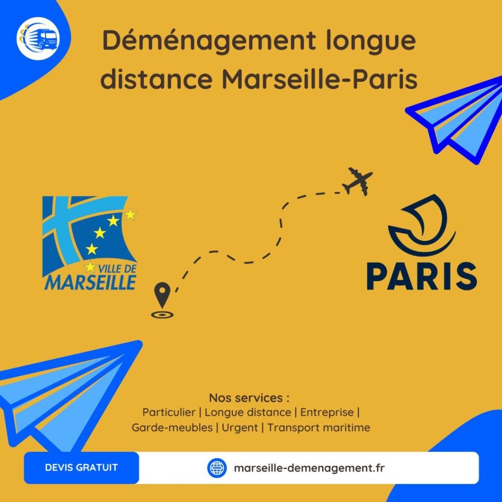 Déménagement Marseille Paris