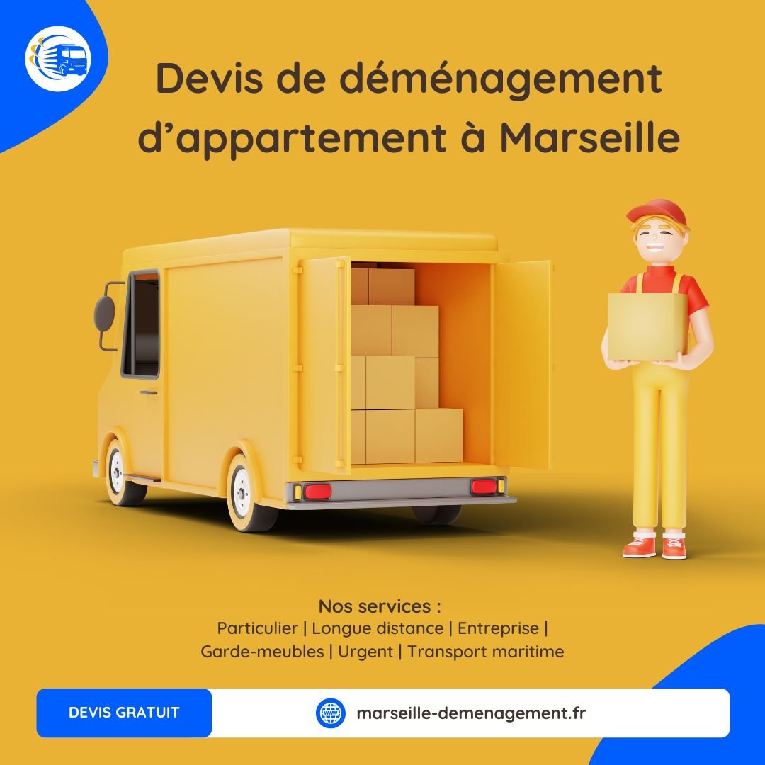Devis de déménagement d’appartement à Marseille