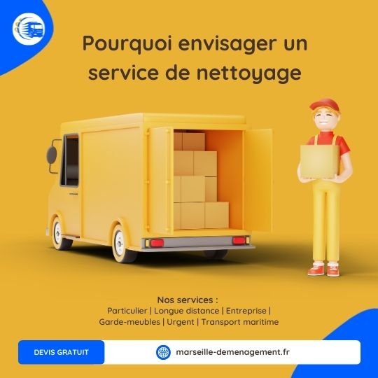 Pourquoi envisager un service de nettoyage